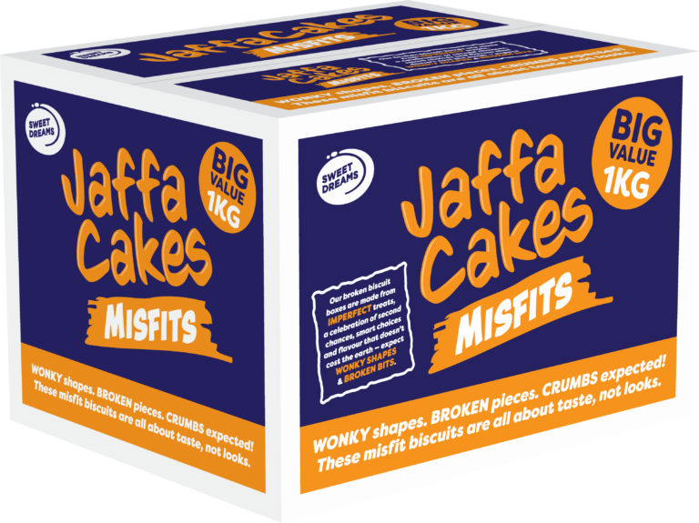 SWEET DREAMS JAFFA CAKES MISFITS 1KG BIG VALUE