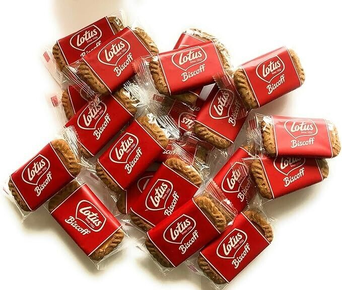 300 x Lotus BISCOFF Original BISCUIT Caramelised INDIVIDUAL Wrapped PORTION UK 1 Case