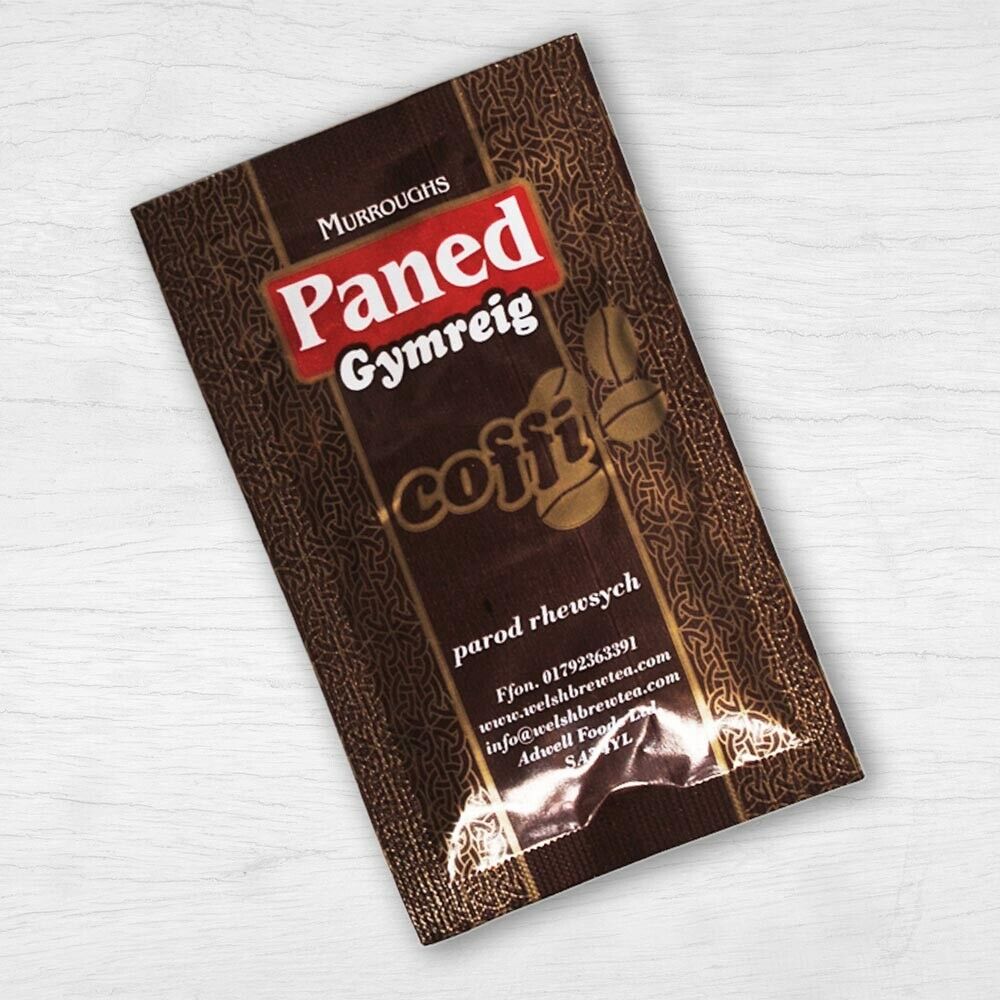 100 x Welsh Brew Freeze Dried - One Cup Instant Coffee Sachets Envelopes