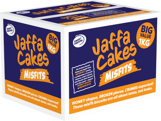 SWEET DREAMS JAFFA CAKES MISFITS 1KG BIG VALUE