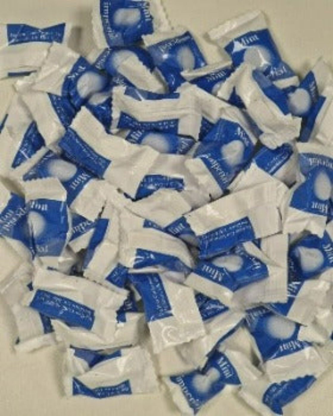 100 x Big Bear Mint Imperials INDIVIDUAL Wrapped SWEETS Portion MINTS